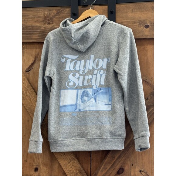 Taylor Swift Tops - Taylor Swift 1989 Hoodie Sz S Gray Taylor's Version Pullover Sweatshirt Album